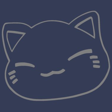 Motiv Nemuri Neko, Schlafende Katze, grau