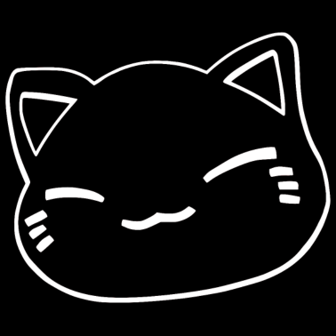 Motiv Nemuri Neko, Schlafende Katze, weiß