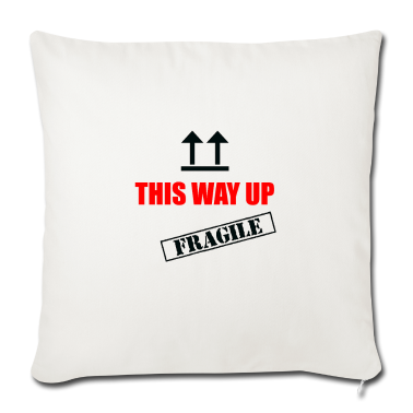 Einzug Kissenbezug - This way up Umzug Umzugskarton Lager lustig Humor