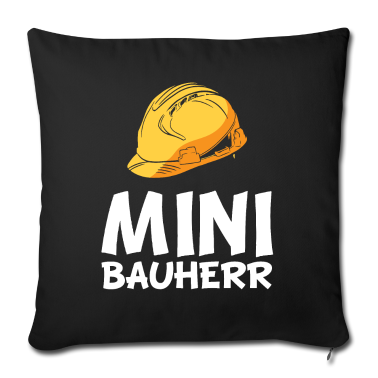Einzug Kissenbezug - Sohn Nachwuchs Bauherr Bau Baustelle Geschenkidee