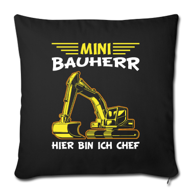 Einzug Kissenbezug - Bauherr Sohn Kind Junior Kinder Sprüche Geschenk