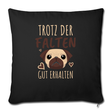 Einzug Kissenbezug - Mops Motiv für Oma - Mops-Besitzer