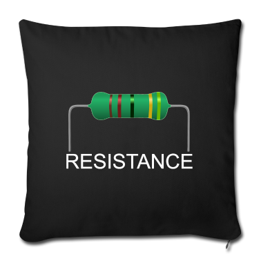 Einzug Kissenbezug - Widerstand, 33 Ohm, Resistance, Elektrotechnik