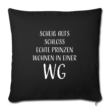 Einzug Kissenbezug - lustiger Spruch WG Wohngemeinschaft Studenten Uni