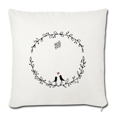 Einzug Kissenbezug - Kranz 08 Vögel
