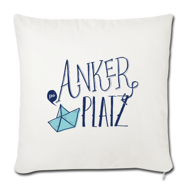 Einzug Kissenbezug - Ankerplatz | Heimathafen | blau
