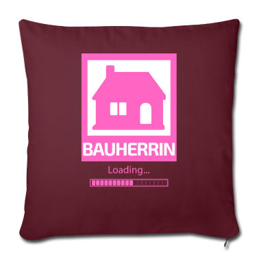Einzug Kissenbezug - Bauherrin Richtfest Eigenheim Geschenk