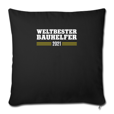 Einzug Kissenbezug - Bauhelfer Bauleiter Baustelle Heimwerker Hausherr