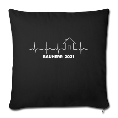 Einzug Kissenbezug - Bauherr 2021 Hausbau Eigenheim Baustelle Haus