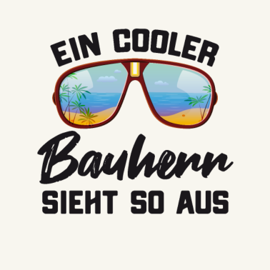 Motiv Cooler Bauherr Geschichtsmaske Mundnasemaske