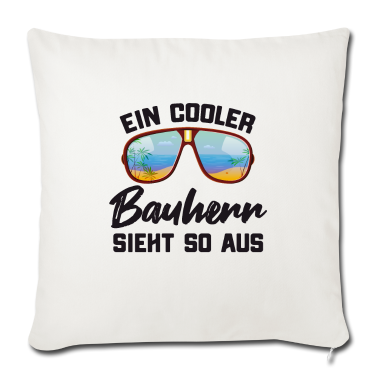 Einzug Kissenbezug - Cooler Bauherr Geschichtsmaske Mundnasemaske