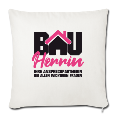 Einzug Kissenbezug - Bauherrin Ansprechpartnerin bei wichtigen Fragen