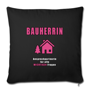 Einzug Kissenbezug - Bauherrin