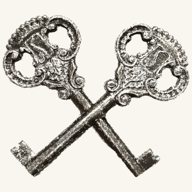 Motiv Antik Vintage Retro Schlüssel Wappen Design