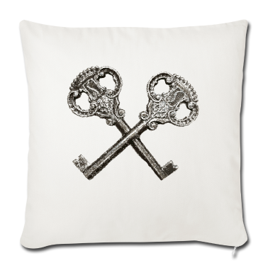 Einzug Kissenbezug - Antik Vintage Retro Schlüssel Wappen Design