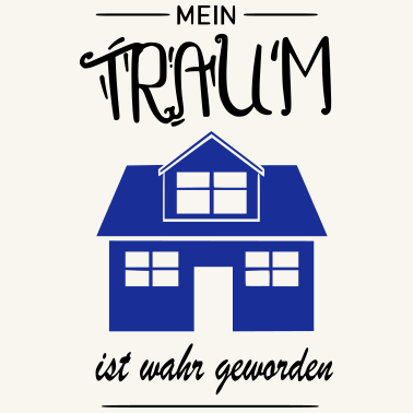 Motiv Mein Traumhaus Eigenheim Hausbau Bauherr Geschenk