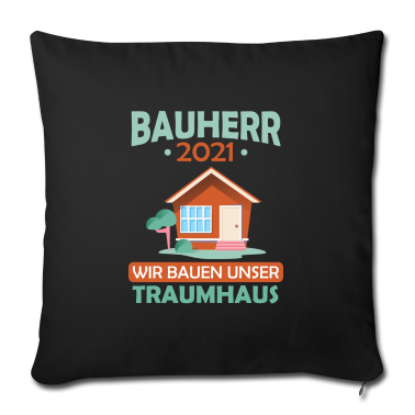 Einzug Kissenbezug - Bauherr Mann 2021 unser Traumhaus Haus Geschenk