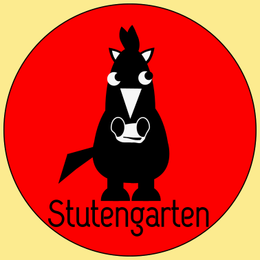 Motiv Stuttgart Stutengarten Stuttgarter Rössle mit Maul