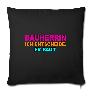 Einzug Kissenbezug - Bauherrin 2021 Häuslebauer Geschenk Hausbau