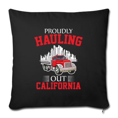 Einzug Kissenbezug - Möbeltransport Kalifornien Lastwagen Haus