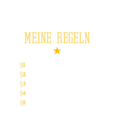 Motiv Geschenk zum Einzug Hausregeln