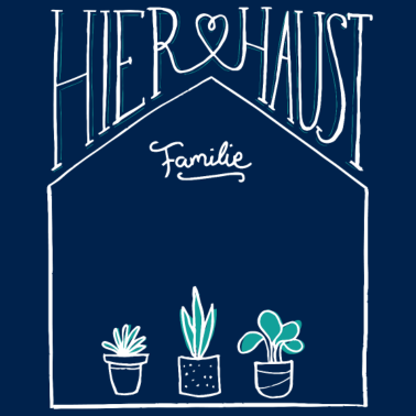 Motiv Haus | Familie | Name personalisiert | Einzug