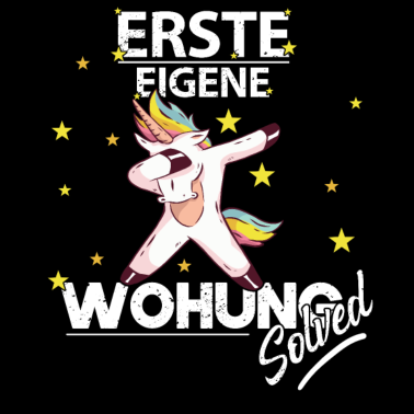 Motiv ERSTE EIGENE WOHNUNG SOLVED Einzug Umzug Geschenk