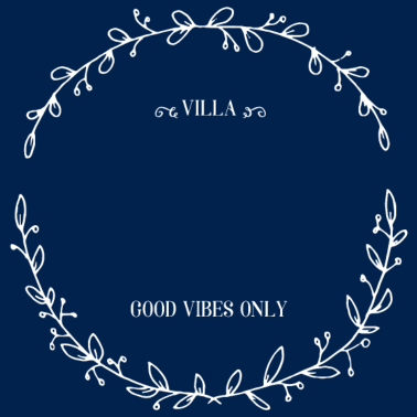 Motiv Kranz | Villa | mit Namen bedrucken (kurz)