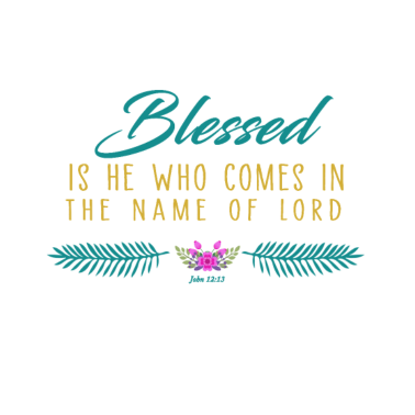 Motiv Hosanna, Jesus kommt nach Jerusalem