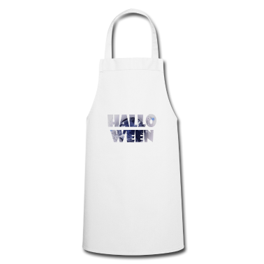 Einzug Sch&uuml;rze - Halloween Schriftzug Gruselmond