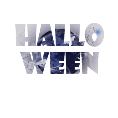 Motiv Halloween Schriftzug Gruselmond