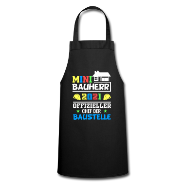 Einzug Sch&uuml;rze - Bauherr 2021 Sohn Junior Chef Baustelle Geschenk