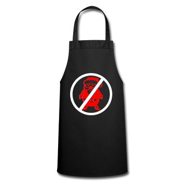 Einzug Sch&uuml;rze - Weihnachten Weihnachtsmann Lustig Verboten Schild