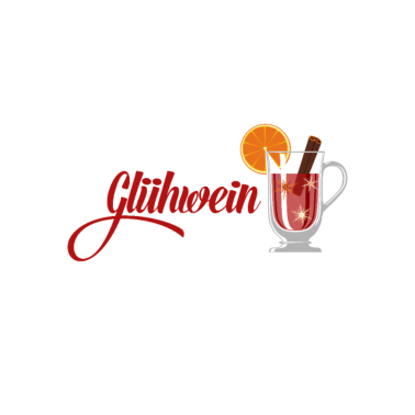 Motiv Ich trinke nur Glühwein von glücklichen Glühen
