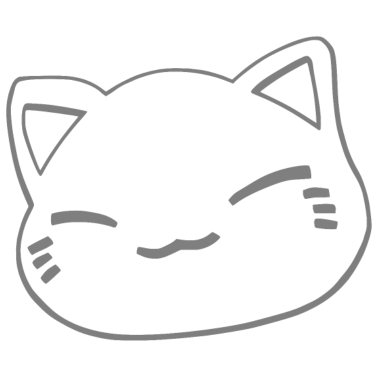 Motiv Nemuri Neko, Schlafende Katze, grau