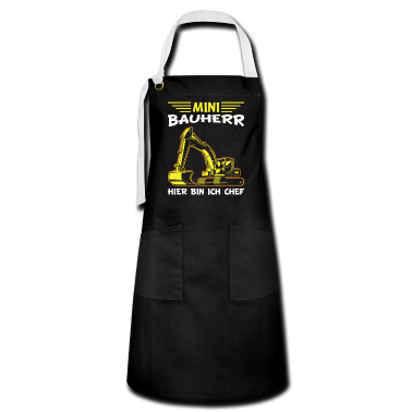 Einzug Sch&uuml;rze - Bauherr Sohn Kind Junior Kinder Sprüche Geschenk