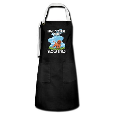 Einzug Sch&uuml;rze - Vizsla Hund Design für einen Vizsla Besitzer