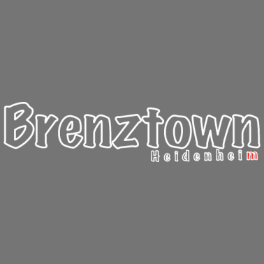 Motiv Brenztown Heidenheim outline weiß