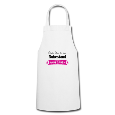 Einzug Sch&uuml;rze - Häuslbauer Hausbauer Rente Geschenkidee