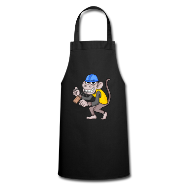 Einzug Sch&uuml;rze - Bauherr Hausbauer Hausbau Affe Geschenk