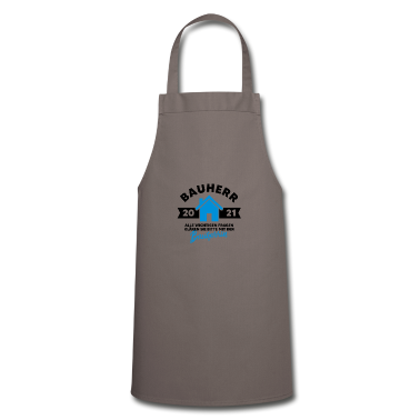 Einzug Sch&uuml;rze - Bauherr 2021 Spruch Hausbau Eigenheim Baustelle