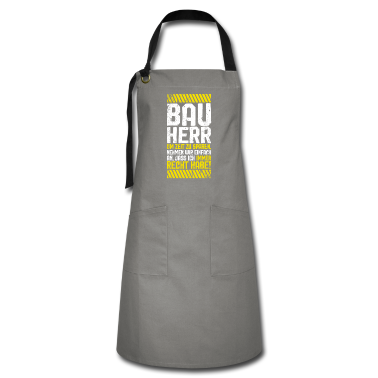 Einzug Sch&uuml;rze - Bauherr Hausbau Eigenheim Baustelle Spruch Lustig