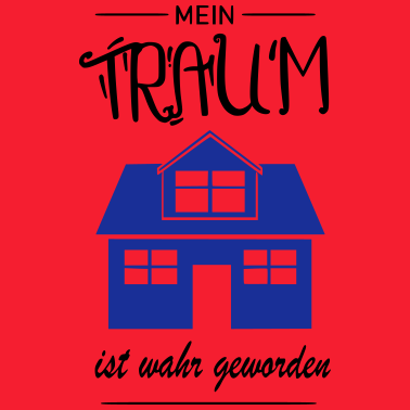 Motiv Mein Traumhaus Eigenheim Hausbau Bauherr Geschenk