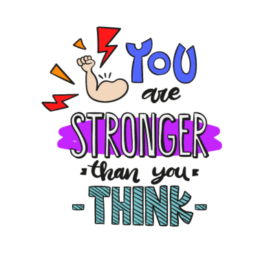 Motiv Du bist härter als du denkst Geschenk Geschenkidee