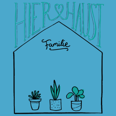 Motiv Haus | Familie | Name personalisiert | Einzug