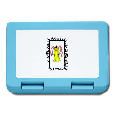 Einzug Brotdose - König in gelb 04 mit Rahmen