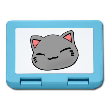 Einzug Brotdose - Nemuri Neko, Schlafende Katze, grau