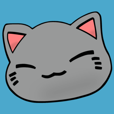 Motiv Nemuri Neko, Schlafende Katze, grau