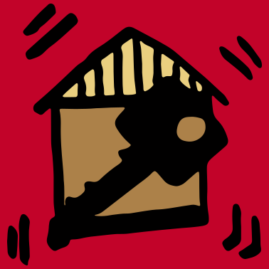 Motiv Hausbau Schlüssel / building a house - key - bau