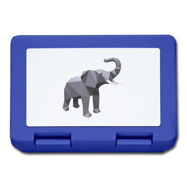 Einzug Brotdose - Elefant 3D Grau